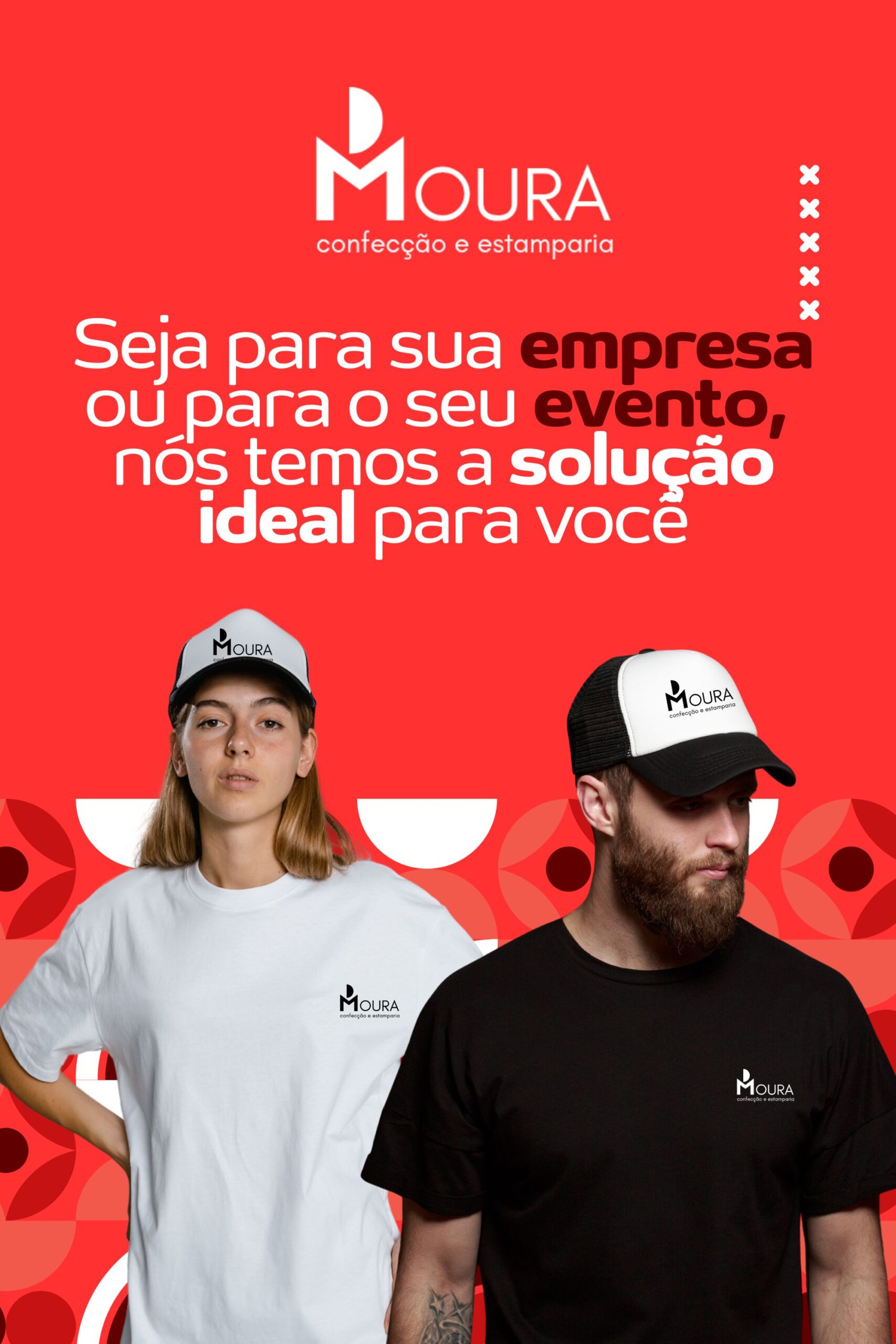 Post para Instagram Moderno Vermelho e Branco Arte Gráfica Brinde Estamparia (2000 x 3000 px)